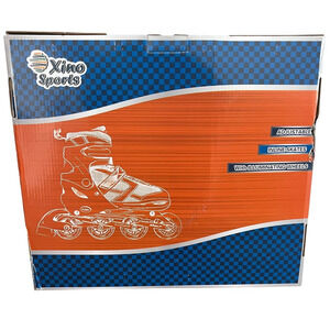Xino Sports Adjustable Inline Skates w Illuminating Wheels Rose Size 5Y-8Y NEW